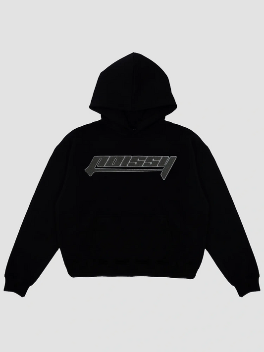 HOODIE GRAPHITE FROTTE [BLACK]
