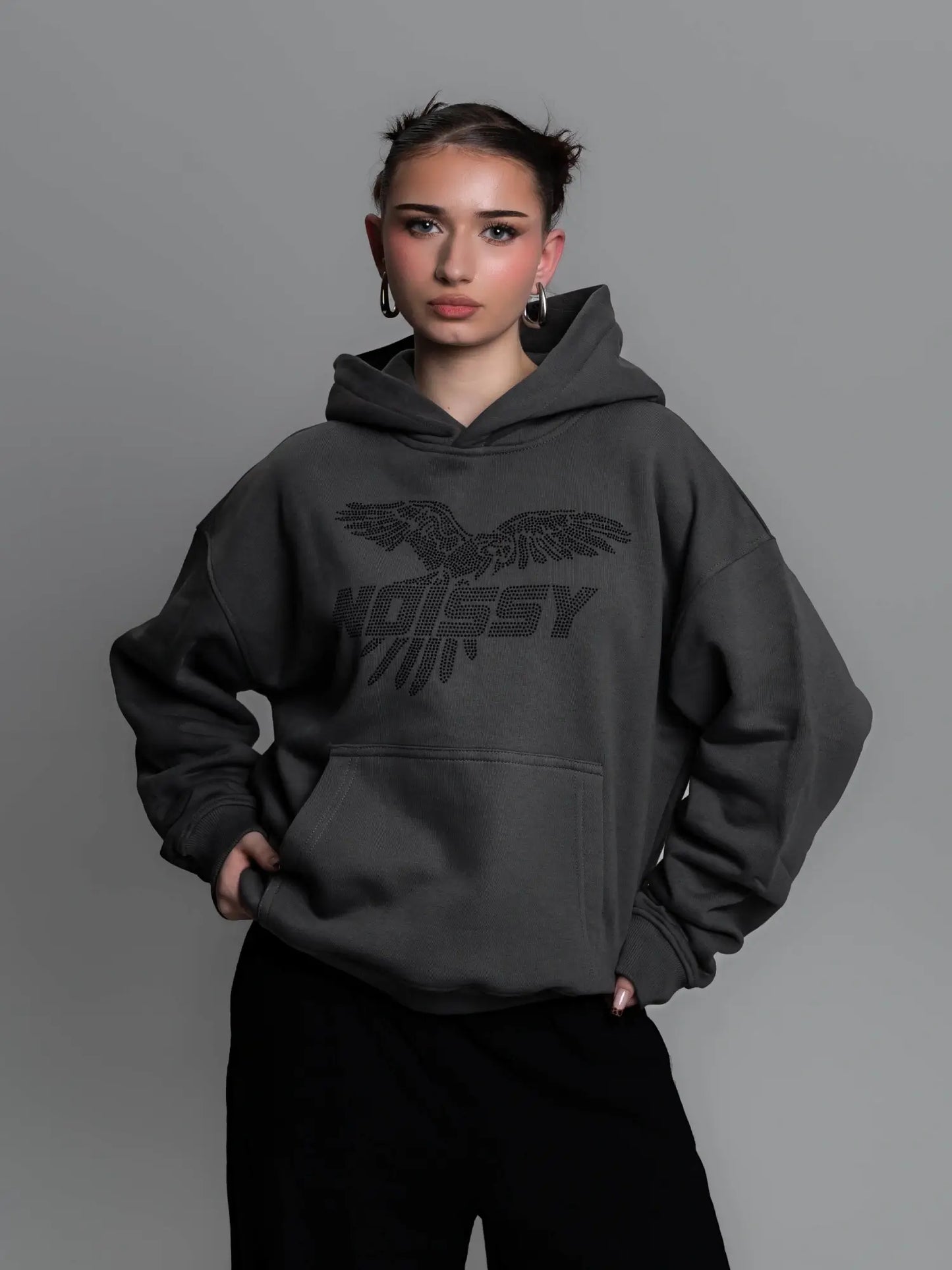 HOODIE PARROT [GRAPHITE]