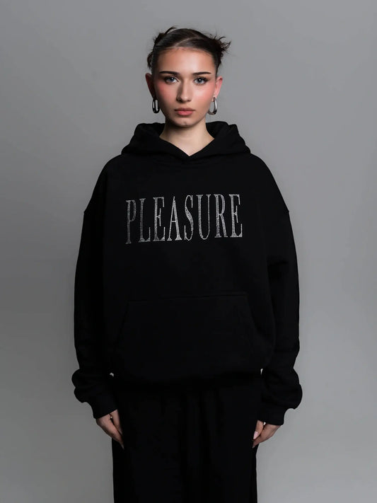 HOODIE PLEASURE [BLACK]