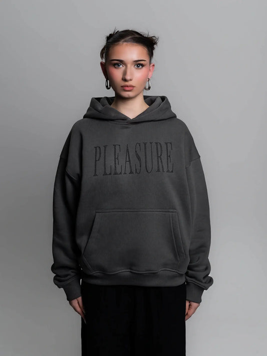 HOODIE PLEASURE [GRAPHITE]