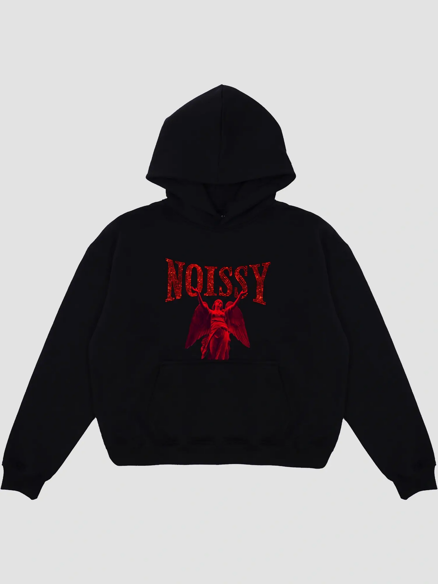 HOODIE RED ANGEL [BLACK]