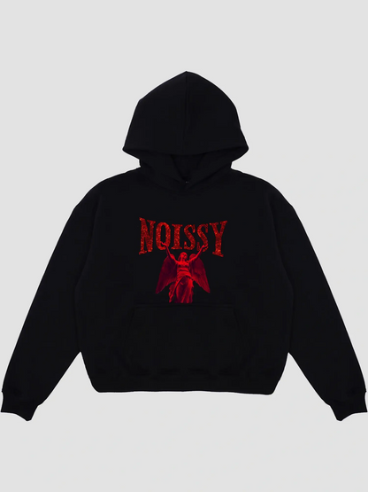HOODIE RED ANGEL [BLACK]