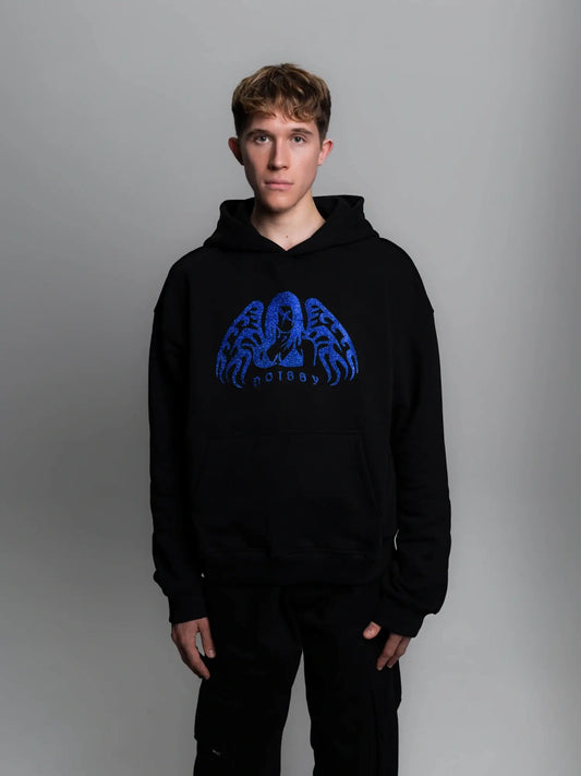 HOODIE SAPPHIRE ANGEL [BLACK]