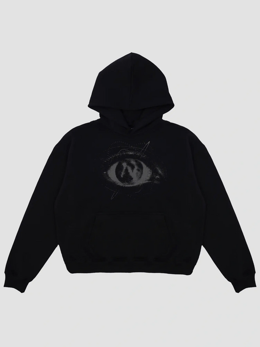 HOODIE SPHERE EYE [BLACK]