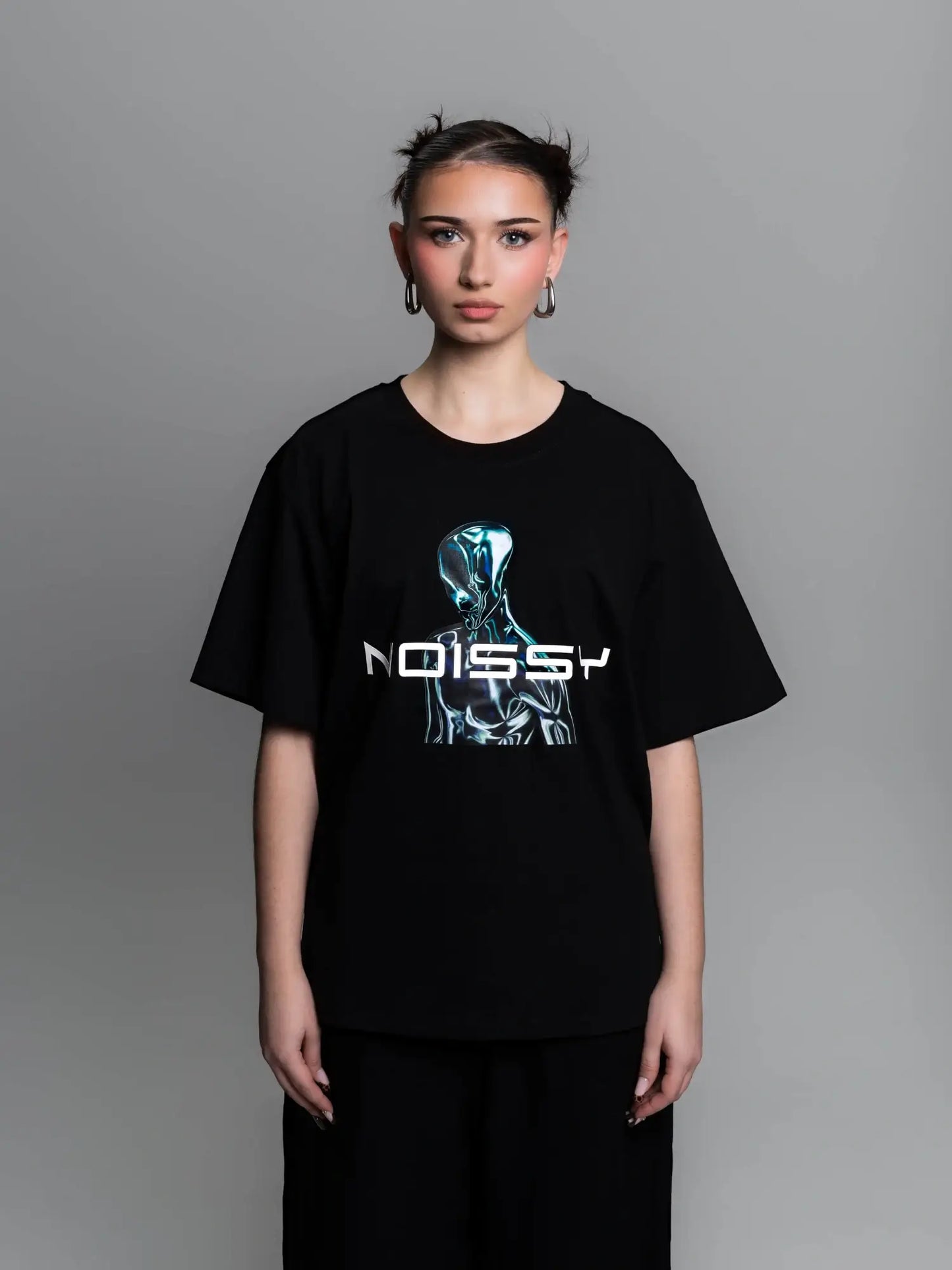 T-SHIRT ALIEN [BLACK]