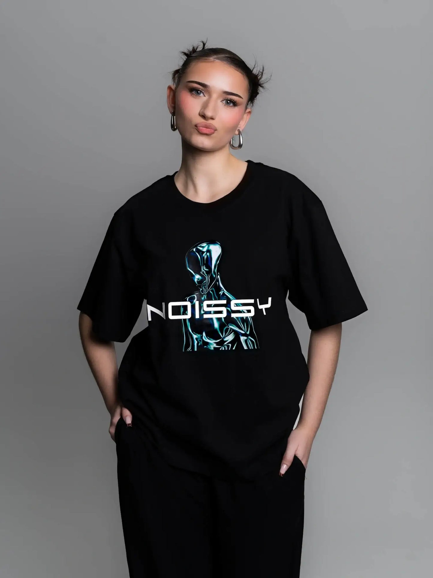 T-SHIRT ALIEN [BLACK]