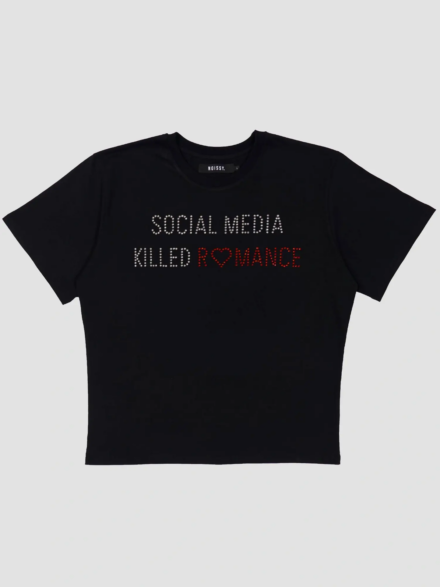 T-SHIRT SOCIAL MEDIA KILLED ROMANCE [BLACK]