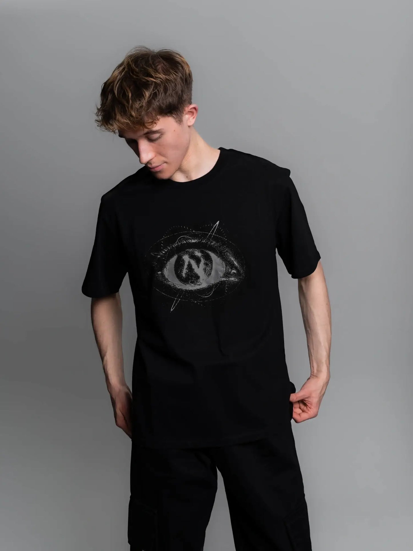 T-SHIRT SPHERE EYE [BLACK]